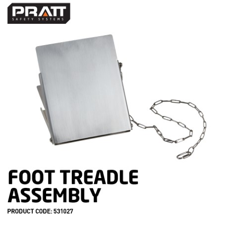PRATT FOOT PEDAL ASSMBLY C/W CHAIN & LINK 